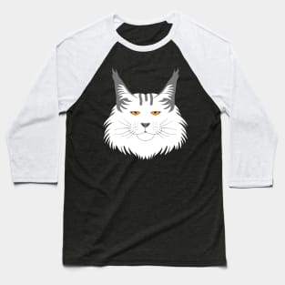 Maine Coon Cat Baseball T-Shirt